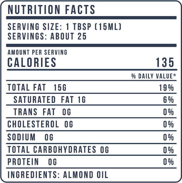 Pure Cold Pressed Almond Oil