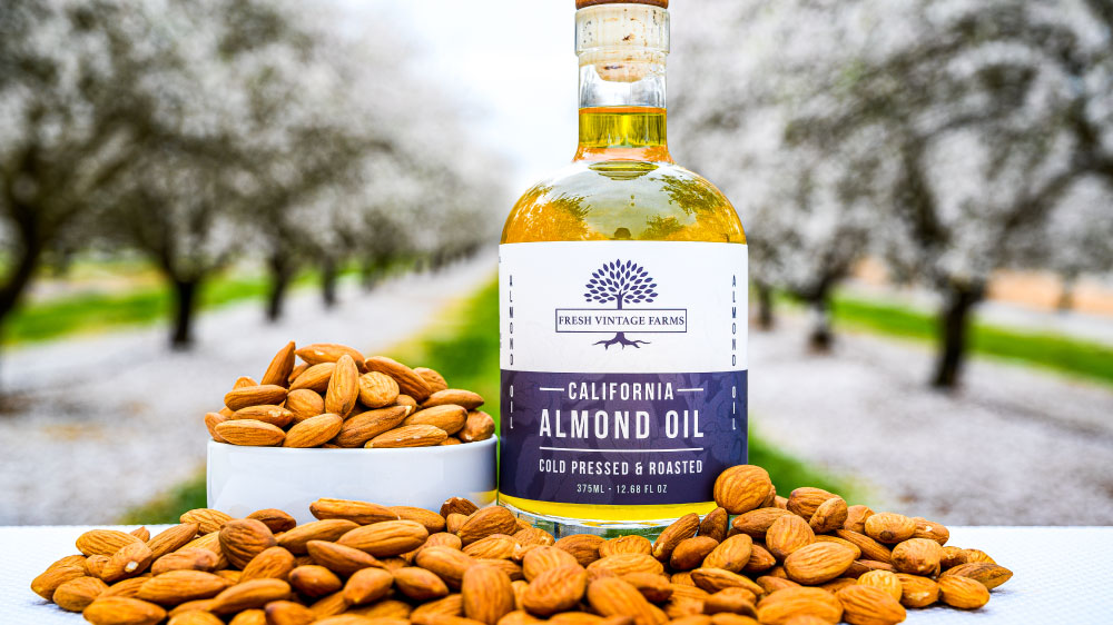 Pure Cold Pressed Almond Oil - 1/2 Gallon Jug