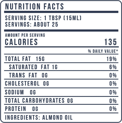 Pure Cold Pressed Almond Oil