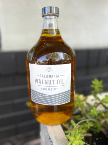 Pure Cold Pressed Walnut Oil - 1/2 Gallon Jug