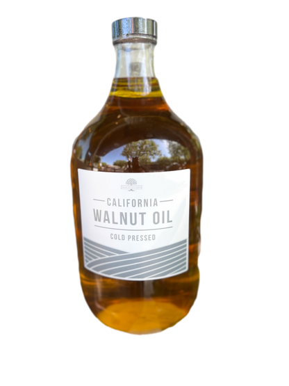 Pure Cold Pressed Walnut Oil - 1/2 Gallon Jug